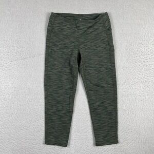 Athleta Leggings Womens XS‎ Green Energy Chaturanga Cropped Gym Yoga Run Jog